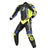 Bela Beast High Performance Motorcycle Racing 1PC Leather Suit - Black/Yellow/Blue
