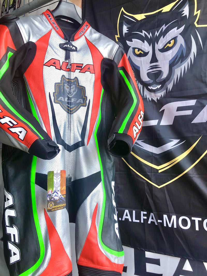 ALFA Aprilia High Performance One Piece Motorcycle Race Leathers