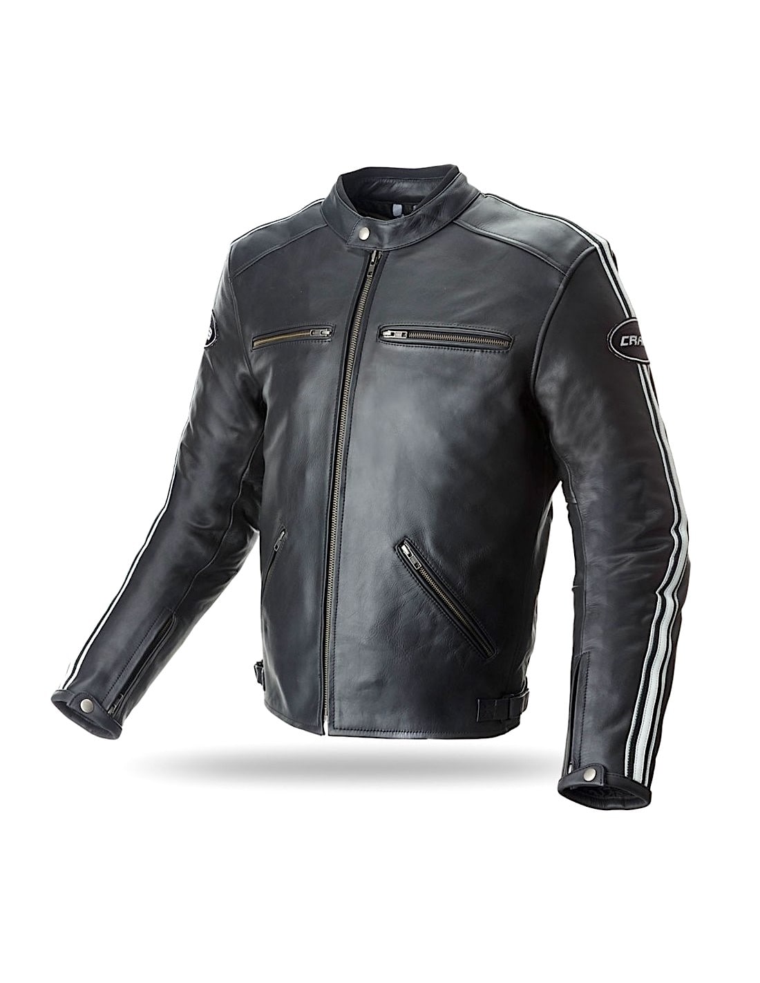 Bela Craft Bikers Leather Jacket - Black