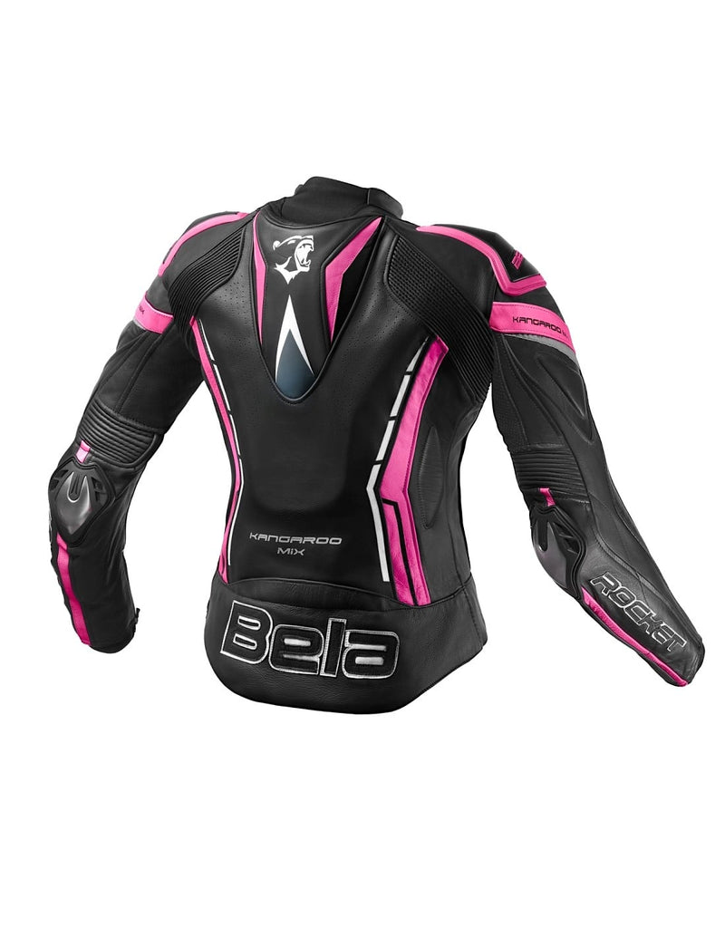 Bela-Rocket-Motorradjacke-Damen-Rosa-Schwarz-2Teilig-Leder-Motorrad-Anzug-Lederkombi-Sale-Online-Koln-Deutschland-1-min