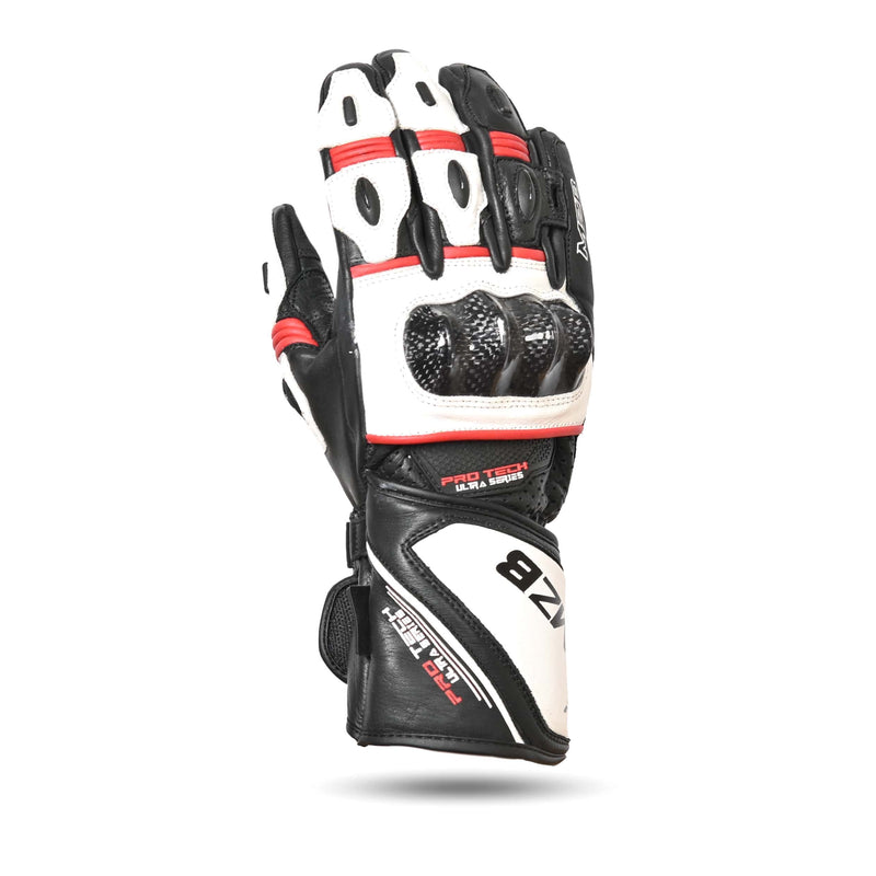 MZB RaceTech Motorcycle Leather Gloves