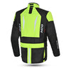 MZB Thunder Herren Motorrad-Tourenjacke für alle Jahreszeiten - Schwarz/Neon