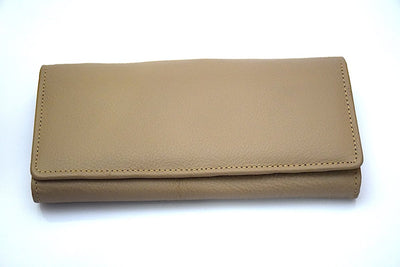 Leather Clutch - Cream - DublinLeather