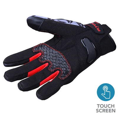 R-Tech-Leopard-Motorrad-TouchScreen-Textil-Handschuhe-Rot-Schwarz-Dresden-Deutschland-6-min