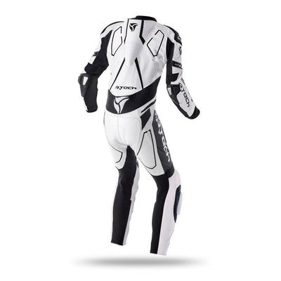 R-Tech-Rising-Star-Motorrad-Leder-Anzug-Rennsport-Lederkombi-Schwarz-Weiss-Koln-Deutschland-1-min