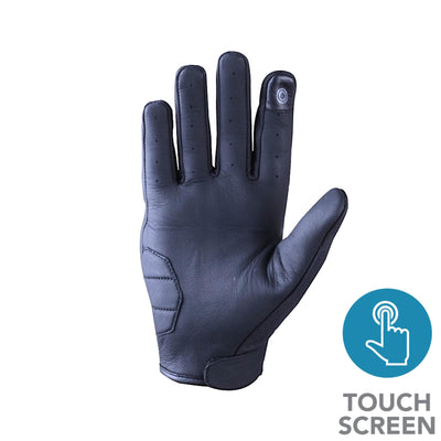 R-Tech-Street-Herren-Schwarz-TouchScreen-Leder-Handschuhe-Munchen-Deutschland-4-min