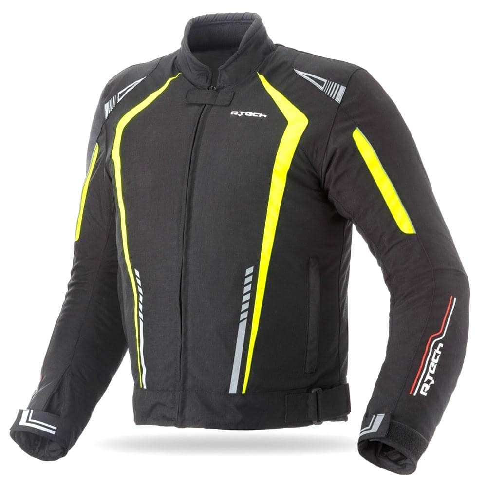 RTech-Marshal-Fluro-Gelb-Schwarz-Textiljacke-Motorrad-Jacke-Sale-Online-Nurnberg-Deutschland-1-min