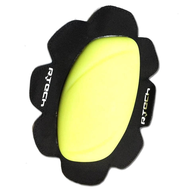 R-Tech Pro Track/Racing Knee Slider (2pc) - Fluro Yellow - DublinLeather