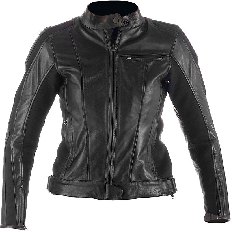 Spyke-Stripe-Damen-GP-Motorrad-Lederjacke-Schwarz-Nurnberg-Deutschland-1-min